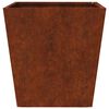 vidaXL Garden Planters 2 kosa 40x40x40 cm Weathering Steel