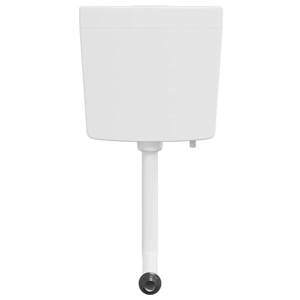 vidaXL WC kotliček z dovodom vode na dnu 3/6 L bel