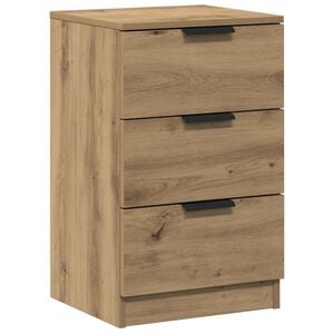 vidaXL Nočna omarica artisan hrast 40x36x65 cm inženirski les