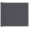 vidaXL Balkonsko platno antracitno 90x800 cm 100 % poliestrski oxford