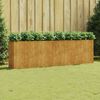 vidaXL Vrtna visoka greda 280x40x80 cm corten jeklo