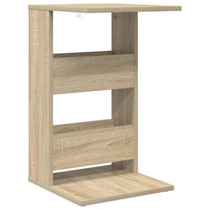 vidaXL Stranska miza Sonoma hrast 40 x 35 x 60,5 cm Inženirski les