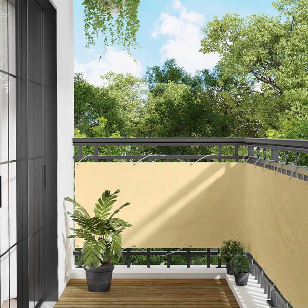 vidaXL Balconska mreža PU premazan oxford alu