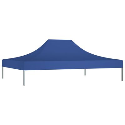 vidaXL Streha za vrtni šotor 4x3 m modra 270 g/m²