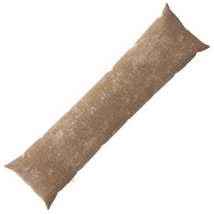 vidaXL Prevleka za blazino HEERLEN Rjava 40 x 145 cm Kovinska tkanina