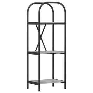 vidaXL Knjižna polica 3 nivojev 40 x 30 x 109 cm Inženirski les