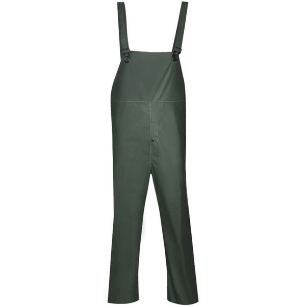 Vodoodporna 2-delna Dežna Obleka s Kapuco Zelene Barve L