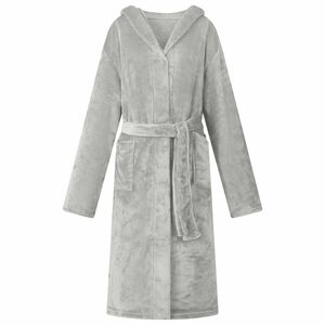 vidaXL Ritualna kapuca Siva S Flanel