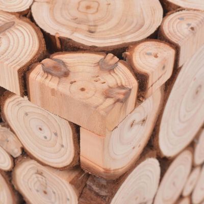 vidaXL Klop iz pravega lesa jelke 100x34x41 cm