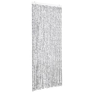 vidaXL Zavesa proti mrčesu svetlo in temno siva 90x220 cm &scaron;enilja