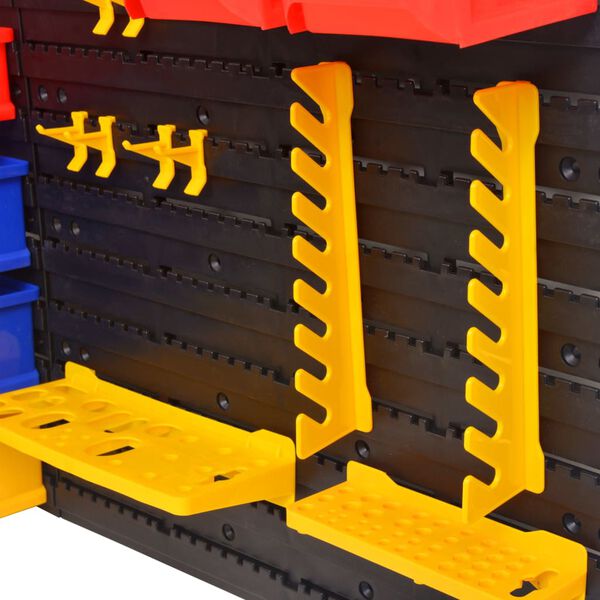 vidaXL Stenski garažni organizator za orodje