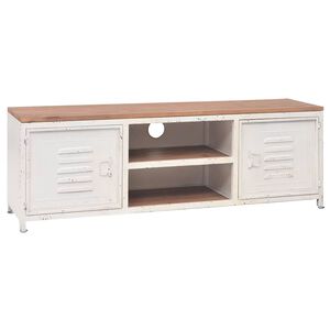 vidaXL TV omarica 120x30x40 cm bela