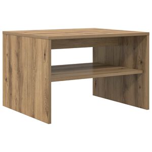 vidaXL Klubska miza Umetni hrast 60 x 50 x 40 cm Inženirski les