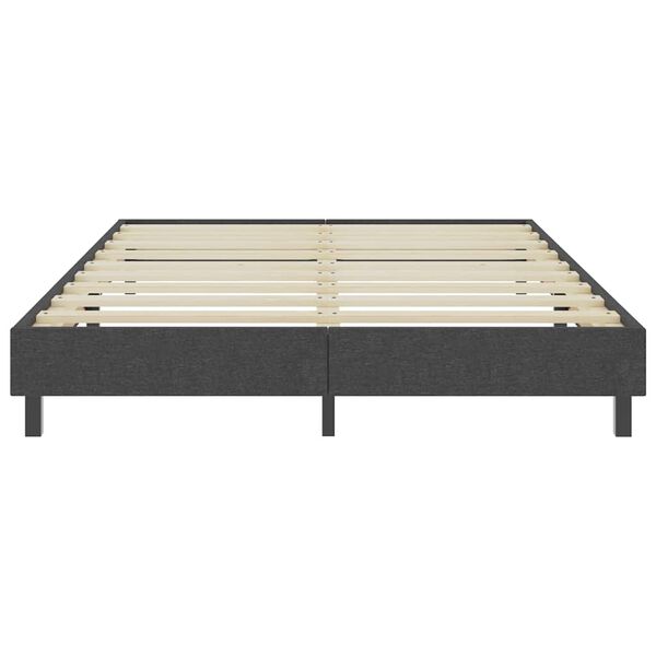 vidaXL Posteljni okvir boxspring sivo blago 140x200 cm
