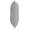 vidaXL Poglavni vzglavnik Svetlo siva 50 x 45 cm Mikrofiber tkanina