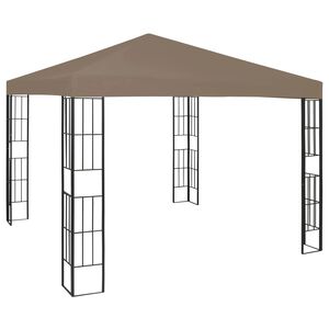 vidaXL Paviljon 3x3 m taupe