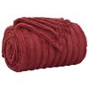 vidaXL Obloge 6 pcs Bordeaux rdeča 150 x 130 cm Flis