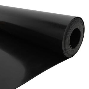 vidaXL Koreninska zapora Črna 0,7 x 3 m Polietilen