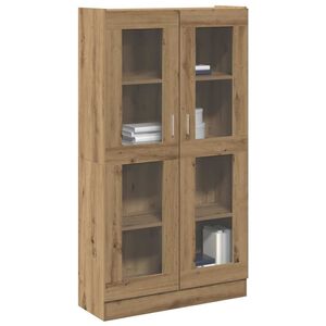 vidaXL Visoka omarica Artisan hrast 82,5x30,5x150 cm inženirski les
