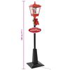 vidaXL Novoletna ulična svetilka z božičkom 180 cm LED