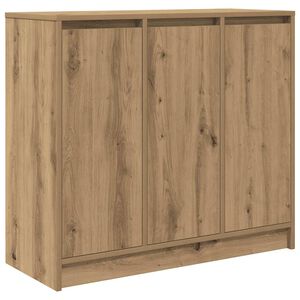 vidaXL Komoda artisan hrast 85x34x76 cm inženirski les