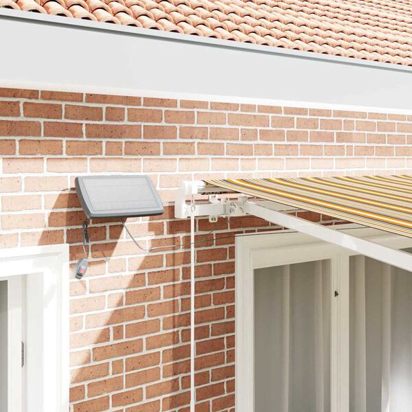 vidaXL Retraktilna tenda z 350 x 250 cm blago