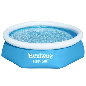 Bestway Fast Set Napihljiv bazen okrogel 244x61 cm 57265