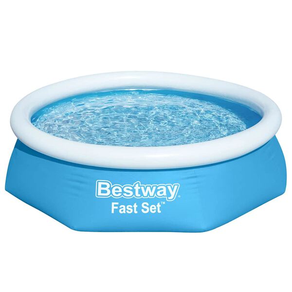 Bestway Fast Set Napihljiv bazen okrogel 244x61 cm 57265