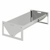 vidaXL Hranilnica za živino Srebrna 108 x 50 x 28 cm 10 kg