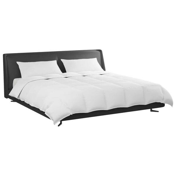 vidaXL Komplet odej z blazino 3 pcs Bela Perje