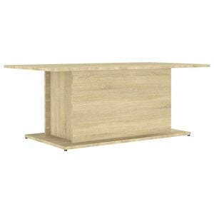 vidaXL Klubska mizica sonoma hrast 102x55,5x40 cm iverna plo&scaron;ča