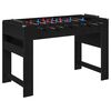 vidaXL Namizni nogomet Črni Hrast 125 x 60,5 x 80 cm Inženirski les