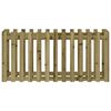 vidaXL Vrtna visoka greda z ograjico 150x50x70cm impregnirana borovina