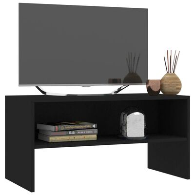 vidaXL TV omarica črna 80x40x40 cm iverna plošča