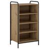 vidaXL Omara za čevlje 51 x 36,5 x 93 cm Inženirski les Artisan hrast