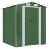 vidaXL Vrtna lopa zelena 192x191x223 cm pocinkano jeklo