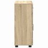 vidaXL Strani &scaron;al s polico FLORIN Sonoma hrast 88,5 x 30,5 x 73 cm