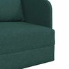 vidaXL Sofa postelja 60cm Temno zelena blago