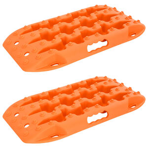 vidaXL Traction Board 2 kos Oranžna 57,5x30,5x5,5 cm Ojačana najlon