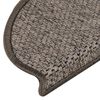 vidaXL Samolepilne preproge za stopnice sisal 30 kosov 65x21x4 cm