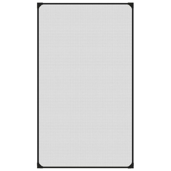 vidaXL Magnetni komarnik za okna antracit 80x140 cm