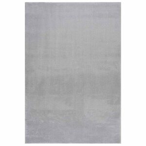 vidaXL Pralna preproga mehka puhasta 160x230 cm protizdrsna siva