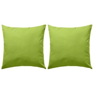 vidaXL Zunanje blazine 2 kosa 45x45 cm jabolčno zelene