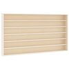 vidaXL Lesena zbirateljska vitrina z 6 policami 80x8,5x55 cm