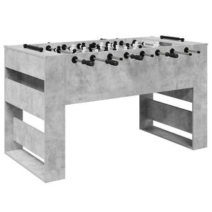 vidaXL Namizni nogomet Beton Siva 146,5 x 74 x 85 cm Inženirski les