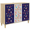 vidaXL Strani &scaron;al MAINZ Sonoma 102 x 33 x 75 cm Inženirski les