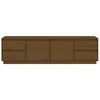 vidaXL TV omarica medeno rjava 176x37x47,5 cm trdna borovina