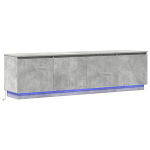 vidaXL TV omarica 180 x 38 x 49 cm Betonsko siva Inženirski les