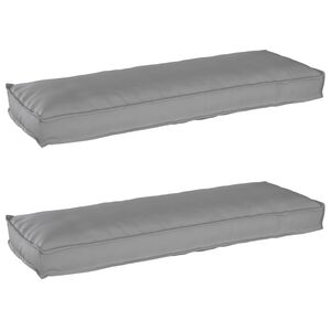 vidaXL Set blazin za palete 2 kos Oxford blago Siva