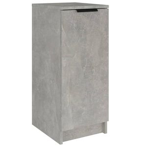 vidaXL Omarica za čevlje betonsko siva 30x35x70 cm konstruiran les